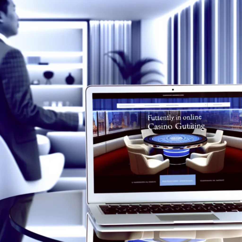 Interface moderne de casino en ligne sur ordinateur et mobile