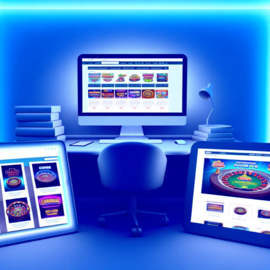 Sélection organisée de casinos en ligne sur interface moderne