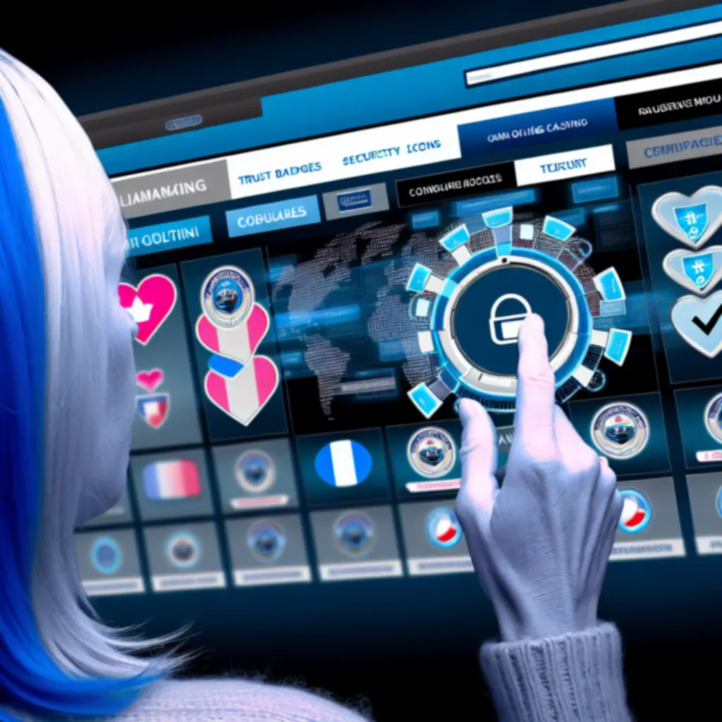 Interface sécurisée d'un casino en ligne fiable