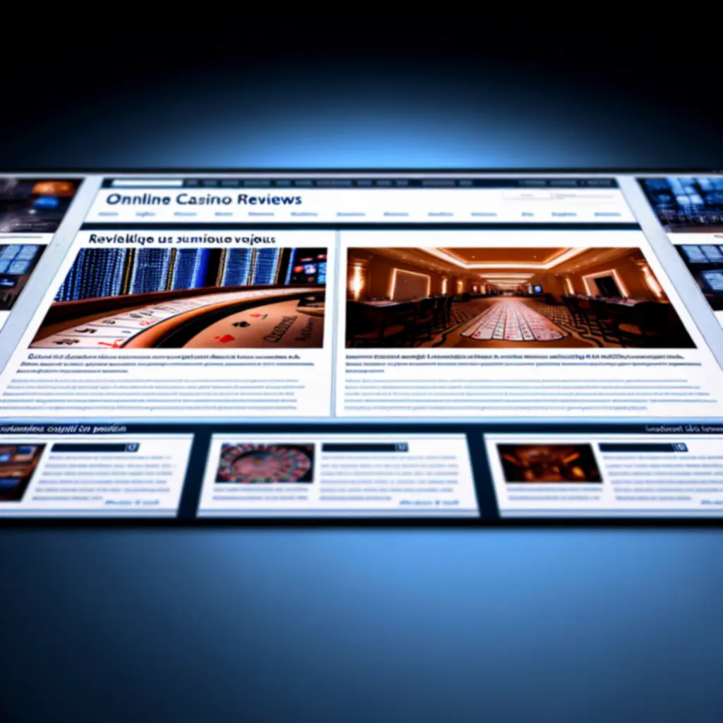 Illustration d'exemples de revues de casinos en ligne