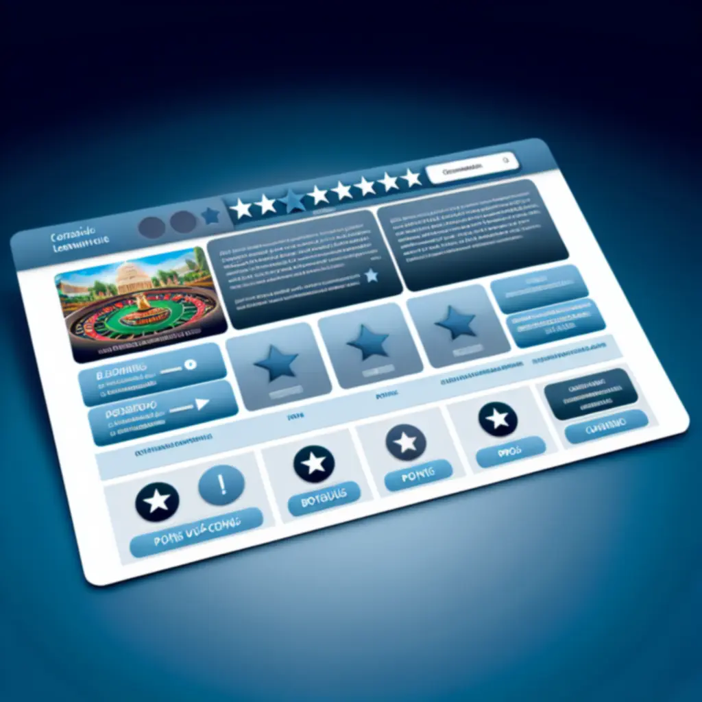 Exemple de fiche de revue de casino structurée